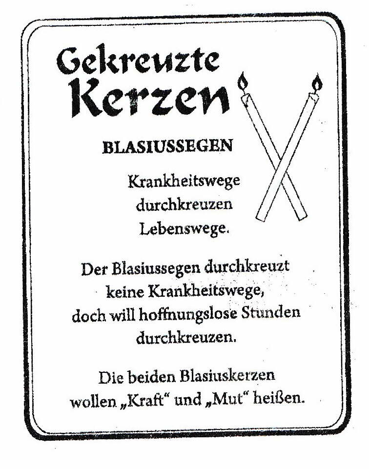 Blasiussegen